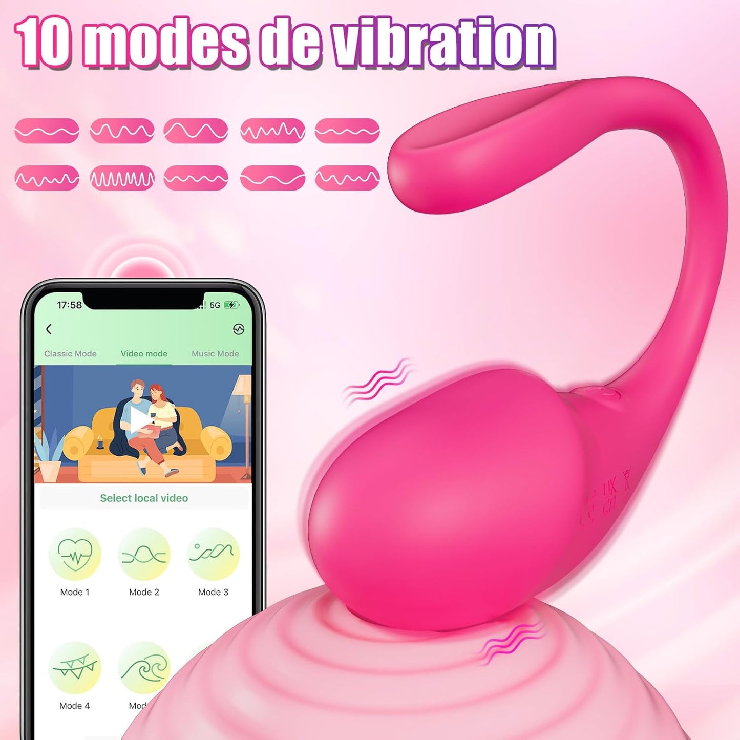 Sex Toy Female Connection Vibrator