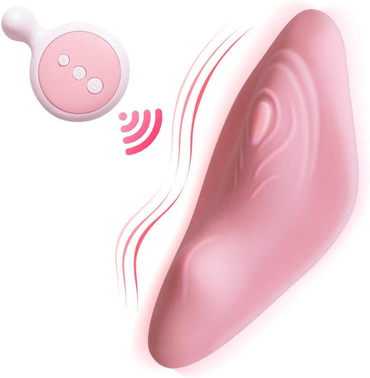 Wearable Butterfly Vibrator With Remote Control Function, Portable Silent Clitoral Stimulator