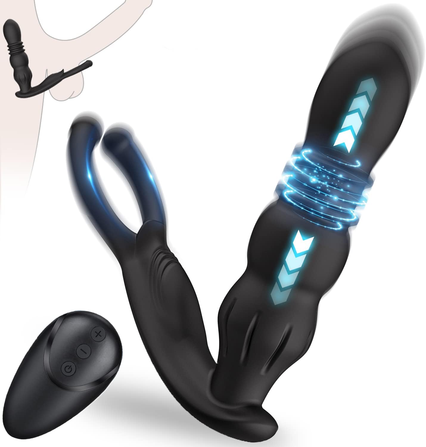 7 Vibration Modes And 3 Stretching Modes, Remote Control Of Anal Vibrator