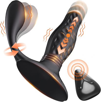 Male Toy Anal Vibrator With Prostate Massager With 12 Vibrations