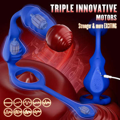 Couple Vibrator Vibrating Anal Vibrator Sex Toy