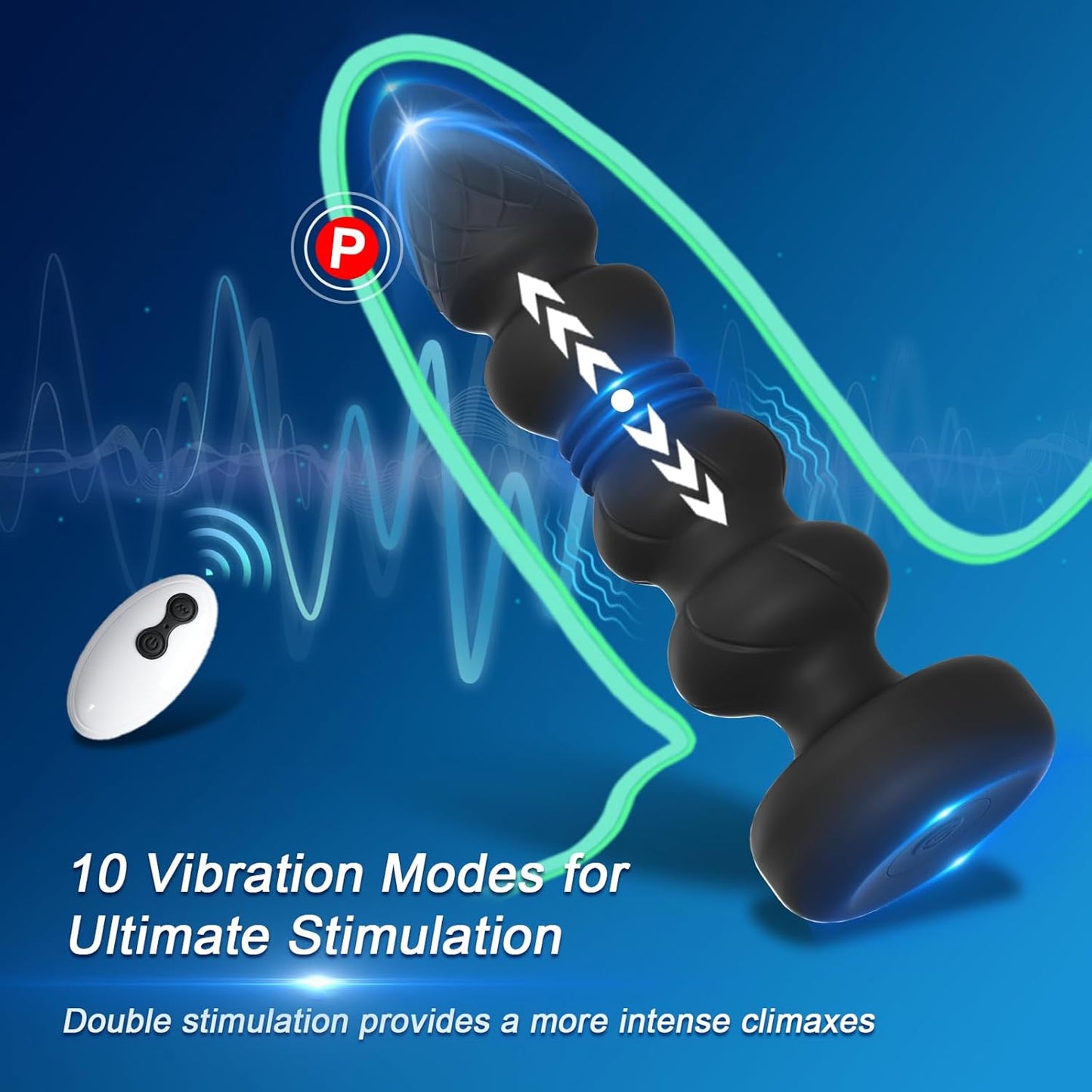 Vibrator Remote Control, 10 Types Of Vibrations, Training Toy Game