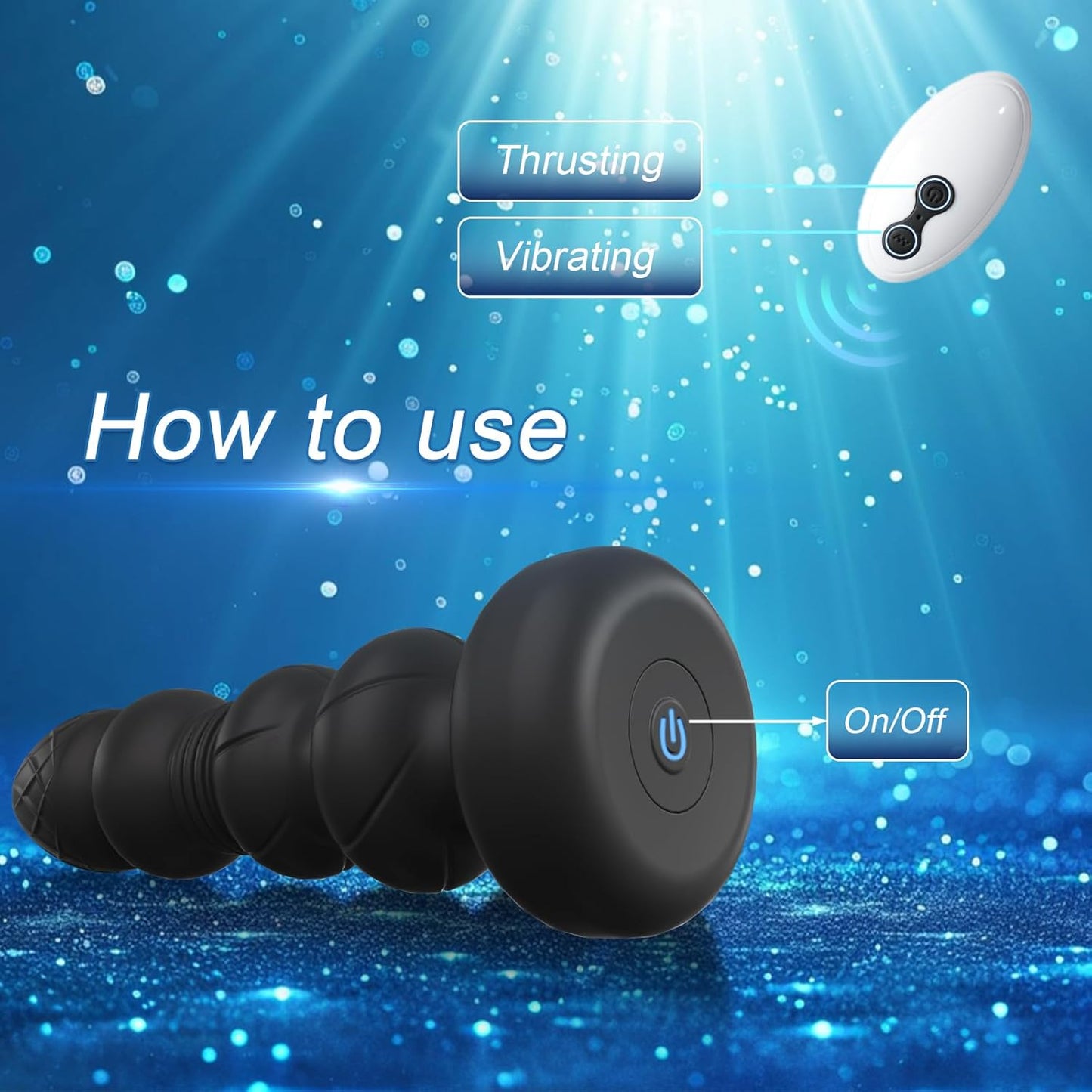 Vibrator Remote Control, 10 Types Of Vibrations, Training Toy Game