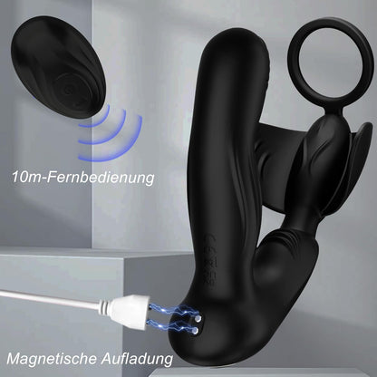 Prostate Stimulation Men'S 10 Buttons And Vibration Modes, Anal Vibrator