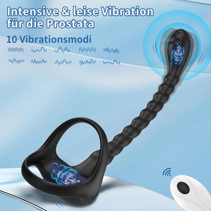 Prostate Stimulation For Men Using Cockscomb Vibrator