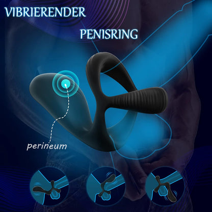 10 Types Of Vibrations For Penis Ring And Three In One Silicone Penis Ring Vibrator