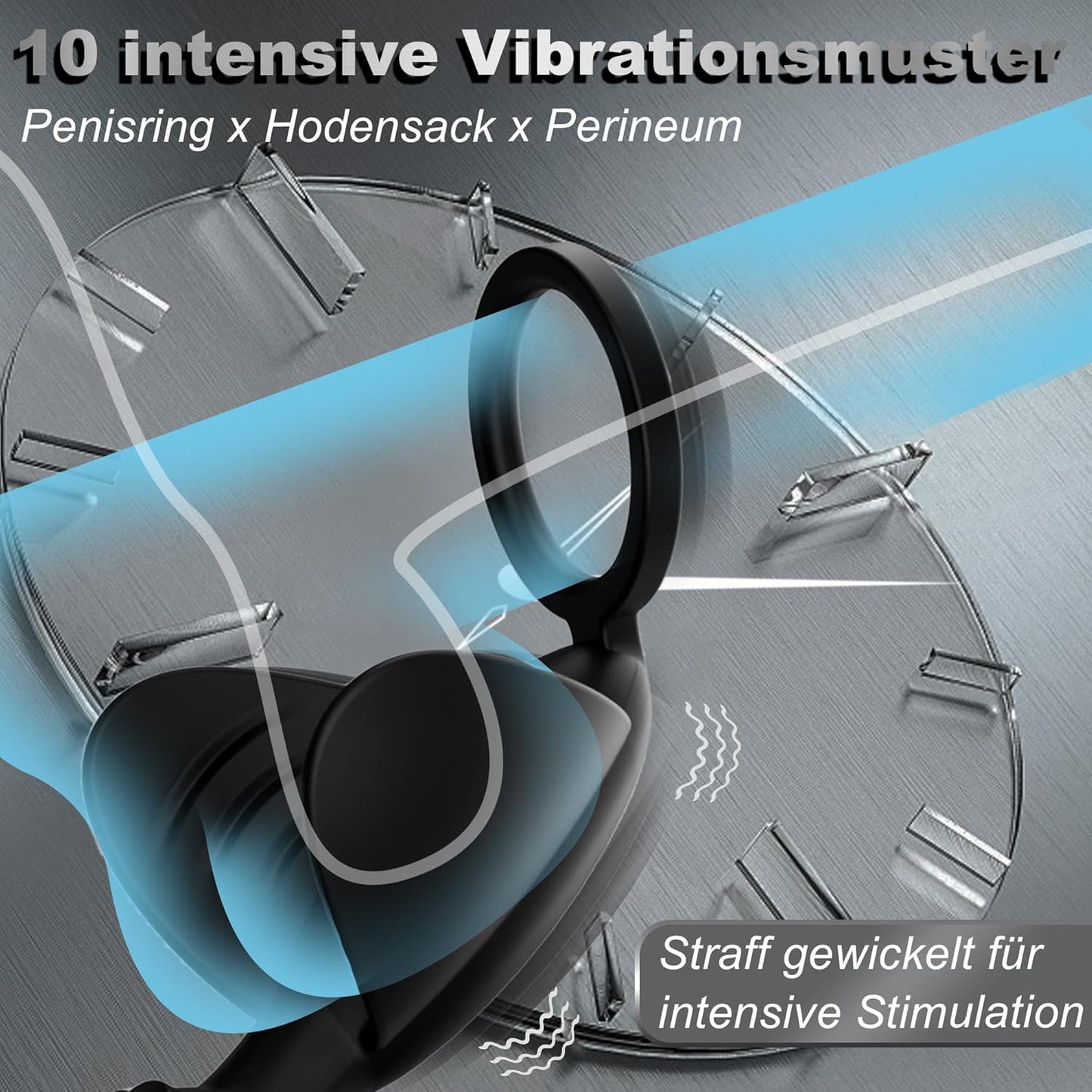 Prostate Stimulation Men'S 10 Buttons And Vibration Modes, Anal Vibrator